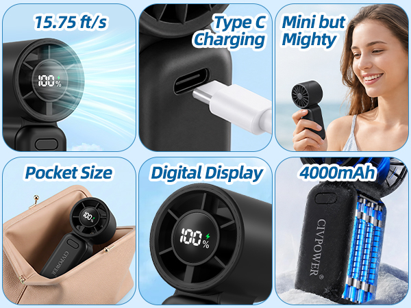 mini portable fan