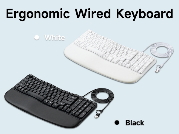 keyboard with wrist support