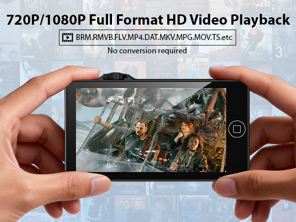 video play back support more format