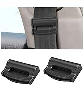 2PCS Seat Belt Adjuster Clip, Shoulder Neck Strap Locking Clips for Adults Kids Child,Comfortable...