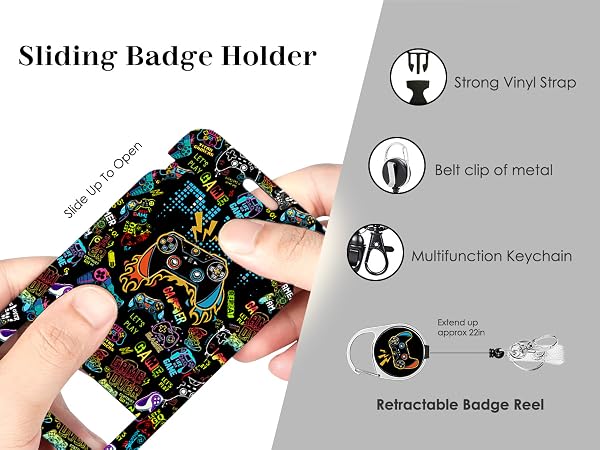 Gamepad Badge Holder