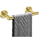 Nolimas Brushed Gold Bath Hand Towel Bar Single Bars Towel Rack Rod Classic Wall Mounted Stainles...