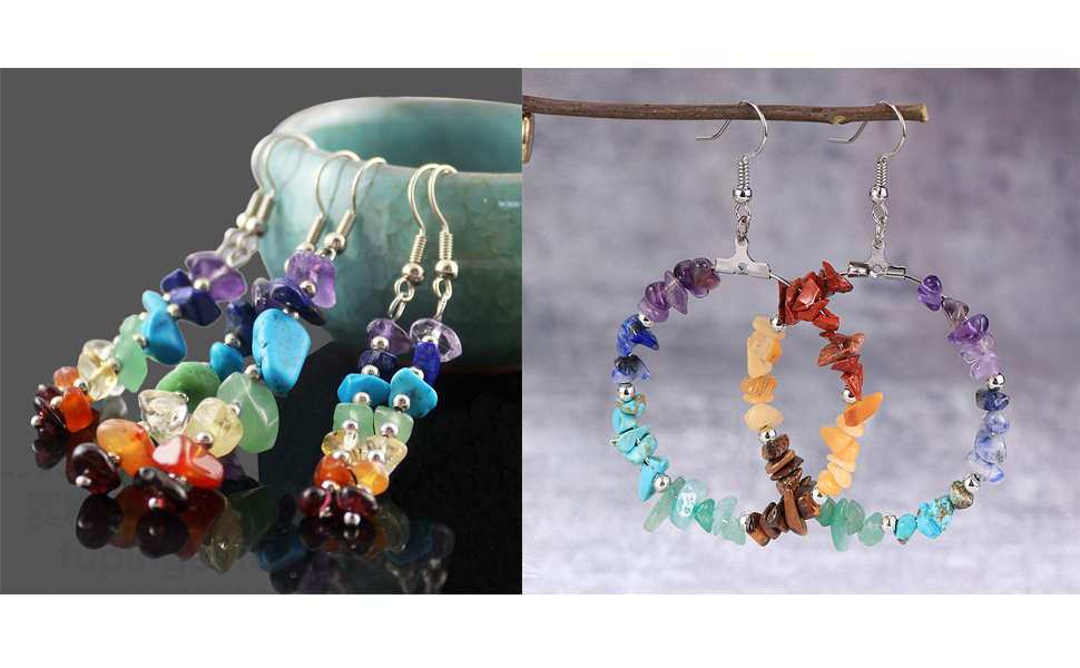 stone earrings