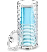 MYITYARD Bathroom Cup Dispenser, Countertop Mouthwash Cup Holder for 3 oz Disposable Paper Cups, ...