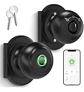 GeekTale Fingerprint Door Lock, Smart Lock with App, Biometric Door Lock, Thumbprint Door Knob, S...