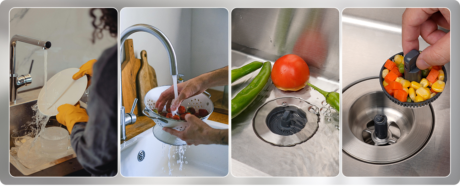 Pop up kitchen sink stopper