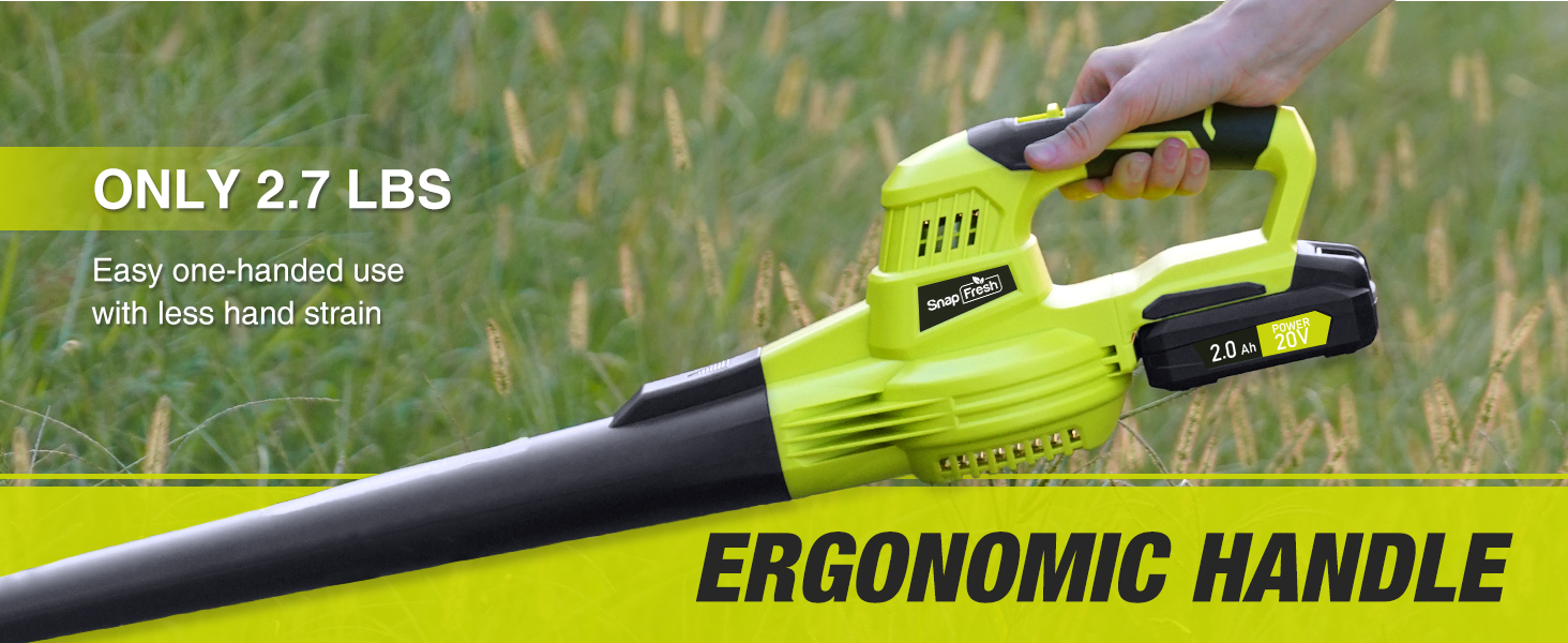 SnapFresh 20V Cordless Leaf Blower