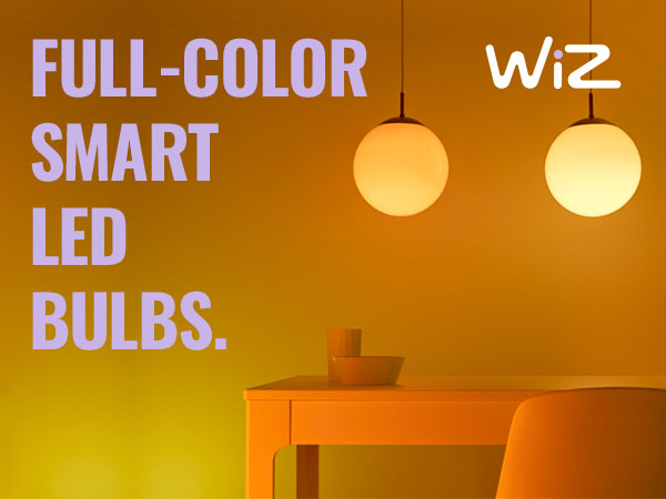 A19, color, smart, LED, bulb, easy setup, voice control, wi-fi, iOS, Android