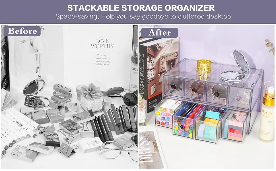 Stackable Desktop Storage Box