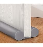 MAXTID Under Door Draft Stopper 32 to 38 Inches Grey Adjustable Door Sound Proof Insulation Door ...
