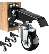 SOLEJAZZ Workbench Caster kit 660 LBS Heavy Duty Retractable Casters Workbench Wheels All Steel C...