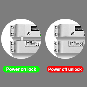 electric drop bolt lock-work mode