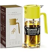 PLAPITATE 17oz/500ml Premium Olive Oil Sprayer for Cooking, 2 in 1 Glass Olive Oil Dispenser Bott...