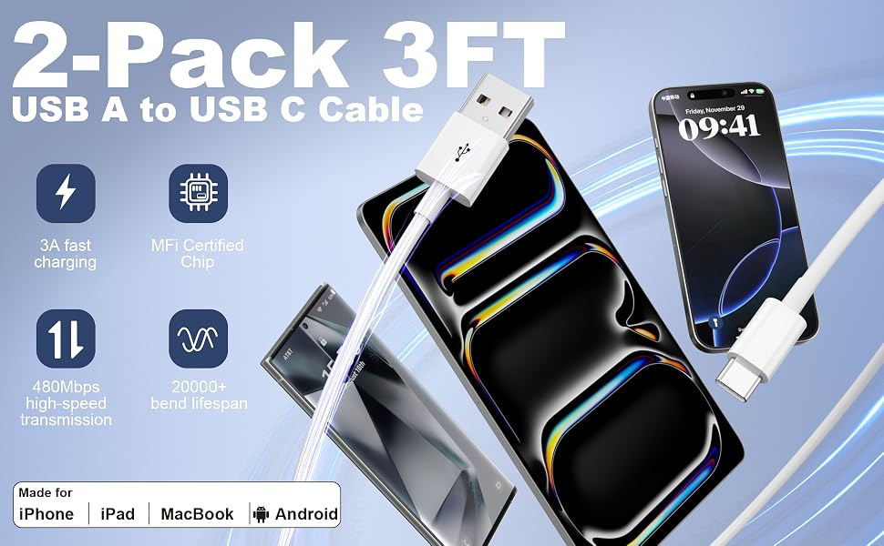 usb a to usb c cable