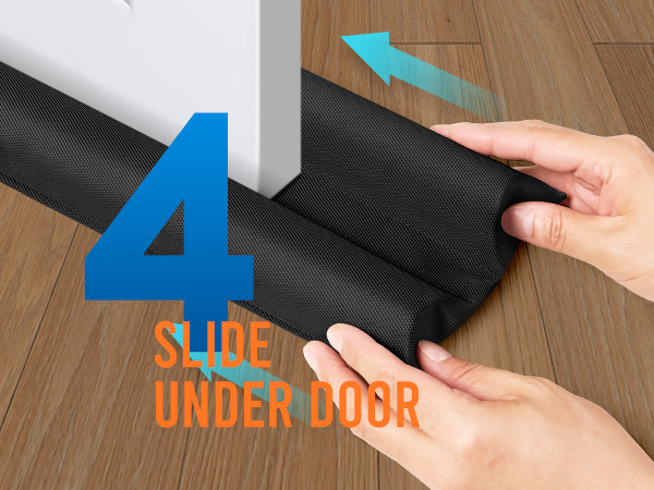slide under door gap filler