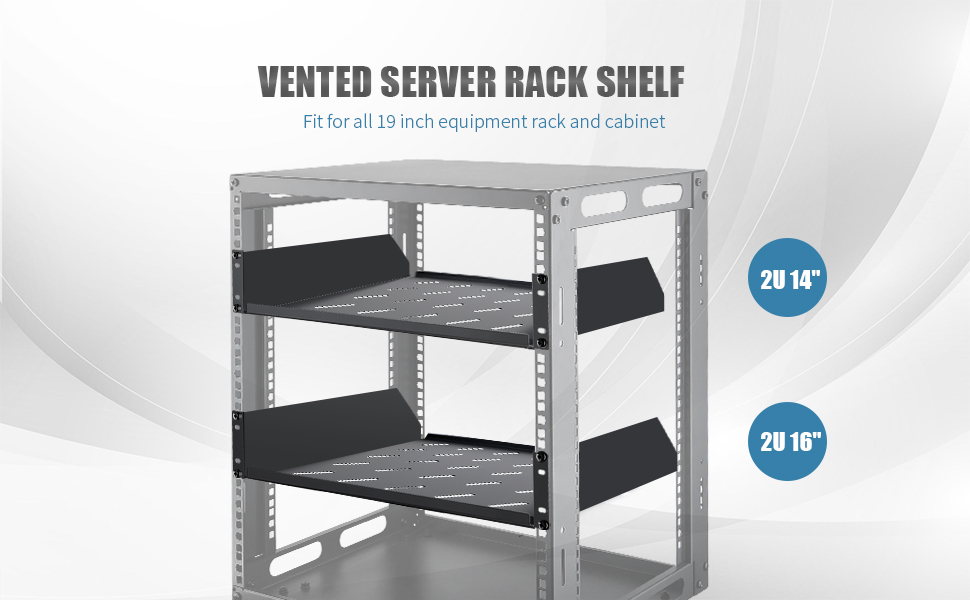 2U Vented Blank Panel