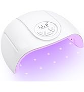 UV Light for Gel Nails, LKE 72W UV LED Nail Lamp with 21pcs Lamp Beads 3 Timers Smart Sensor Nail...