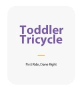 KRIDDO Tricycle for 2-5 Year Olds - Pink Toddler Trike With Gift for 24 Month to 4 Year Old Girls