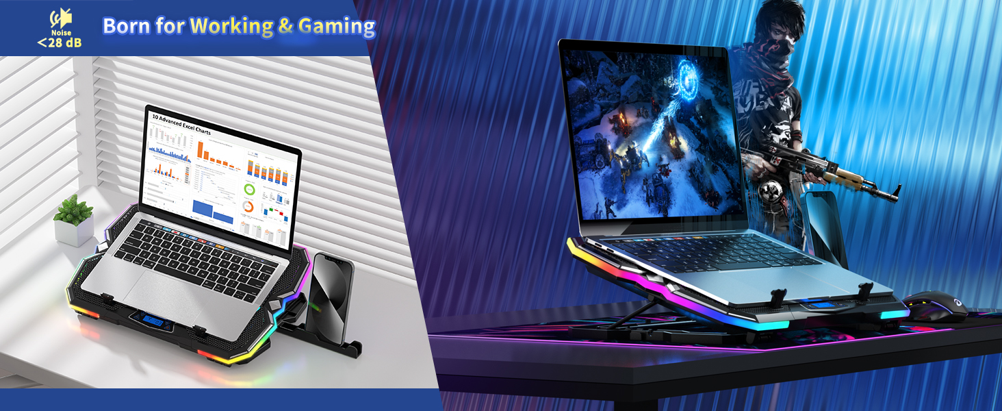 laptop cooler for working and gaming