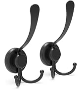 Ant Mag Magnetic Hooks Heavy Duty Sturdy Coat Hooks Strong Magnet Wall Double Hooks for Hanging C...