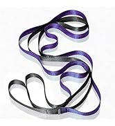 Acozycoo Stretching Strap with Loops,Non-Elastic Yoga Strap for Physical Therapy,Knee Replacement...