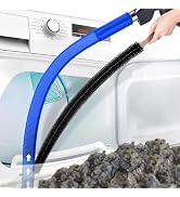 PetOde 2 Pieces Dryer Vent Cleaner Kit Compatible with All Vacuum Cleaner, Dryer Lint Brush and V...