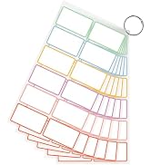 PPB Dry Erase Labels Sticky Notes for Containers, Reusable Waterproof Removable Labels for Storag...