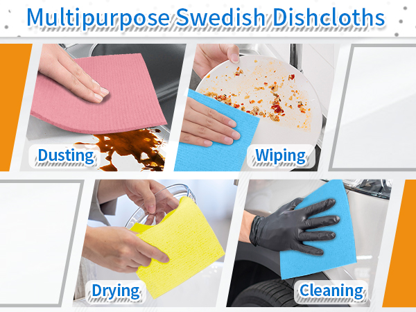 Non-Scratch, Reusable Kitchen Cloth