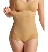Baerely Shapewear Briefs for Women Tummy Control High Waist Slimmer No Pinch Moisture Wick Daily ...