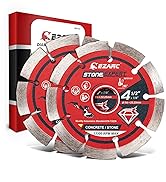 EZARC 4-1/2 inch Segmented Diamond Blade, Diamond Cutting Wheel for Angle Grinder Stone Master, 4...