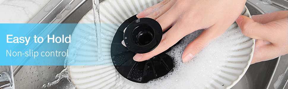 BEAUTAIL Silicone Sponge Non Scratch Scrub Sponges Washing Dishes Cleaning Kitchen Scrubber brush