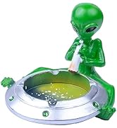 Outdoor Ash trays,Weed Ashtray, Cool Ashtrays for Outside to Alien Lovers, Alien Ashtray as Fanta...