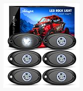 Nilight led whip light, led rock lights, antenna whips