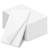 Note Pads 4x6 In, 10 Pack Blank Server Notepad, 50 Sheets Per Scratch Memo Pads for Grocery Shopp...
