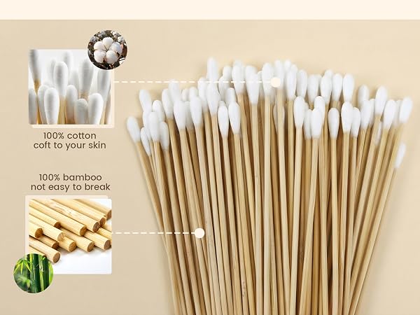 hight quality material long cotton swabs