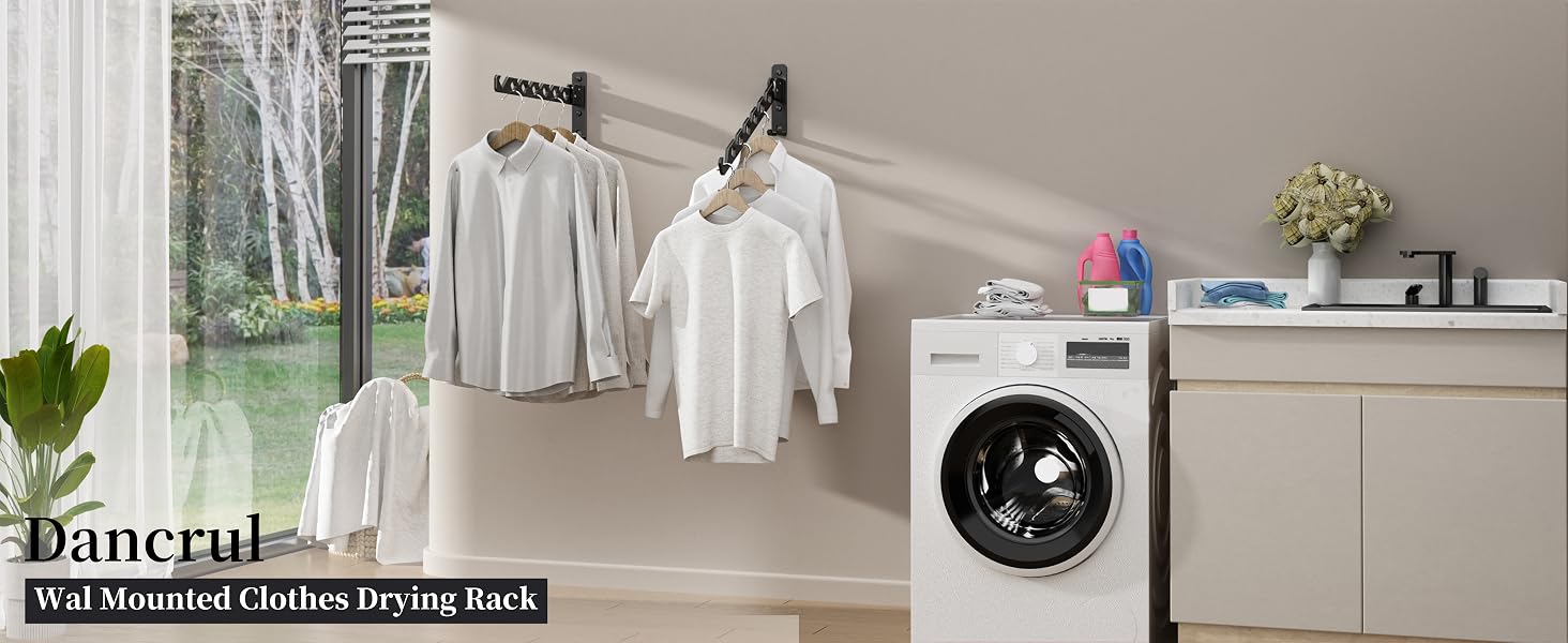 wall mounted clothes hanger