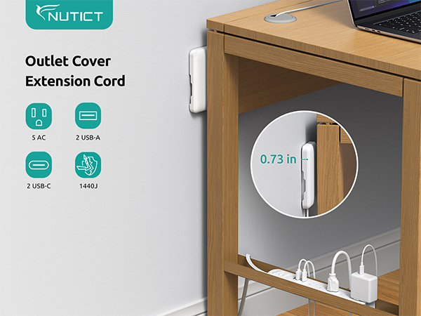 outlet cover extension cord