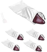 GONGKANGYUAN 4 Pack Shoe Bags for Travel Satin Fabric Shoe Bag with Drawstring for Men Women Trav...