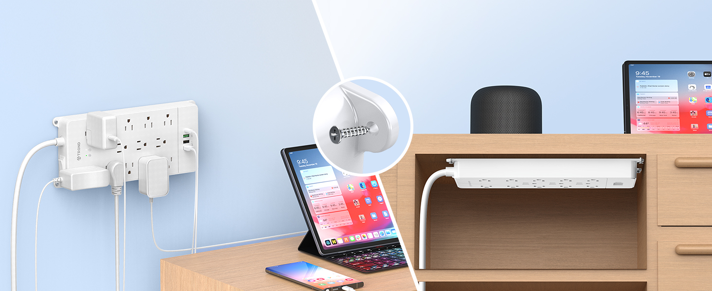 wall mount power strip