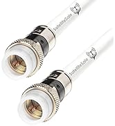 SatelliteSale Digital RG-6/U 75 Ohm Coaxial Cable with F-Type Waterproof Connectors Indoor/Outdoo...