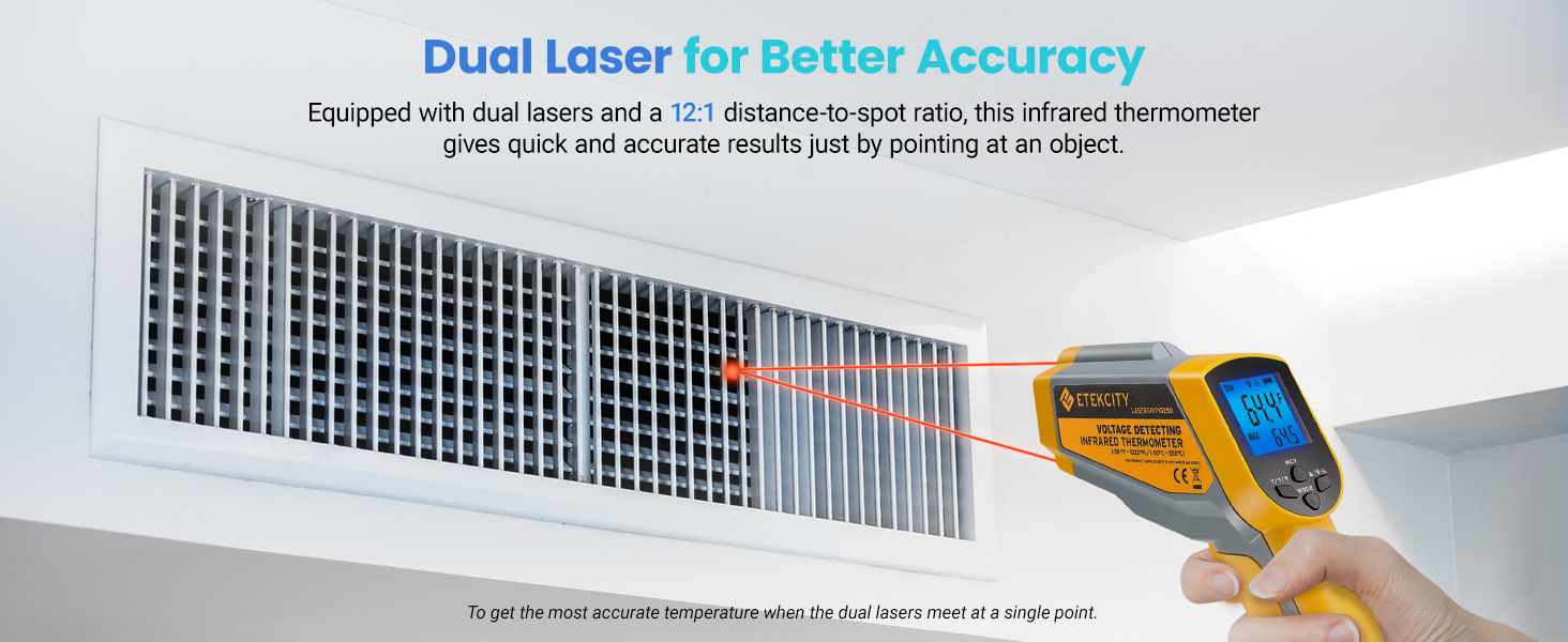 dual laser for better accuracy