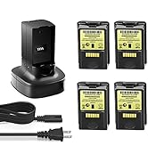 ActZone 4pcs 3600mAh Rechargeable Batteries Pack for Xbox 360 Controller, Dual Charging Station D...