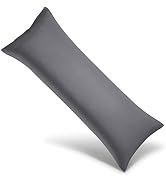 WishSmile Body Cooling Pillowcase Long Pillow Case Breathable Cool Silky Soft Rayon Derived from ...