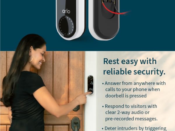 Arlo Essential Wired Video Doorbell