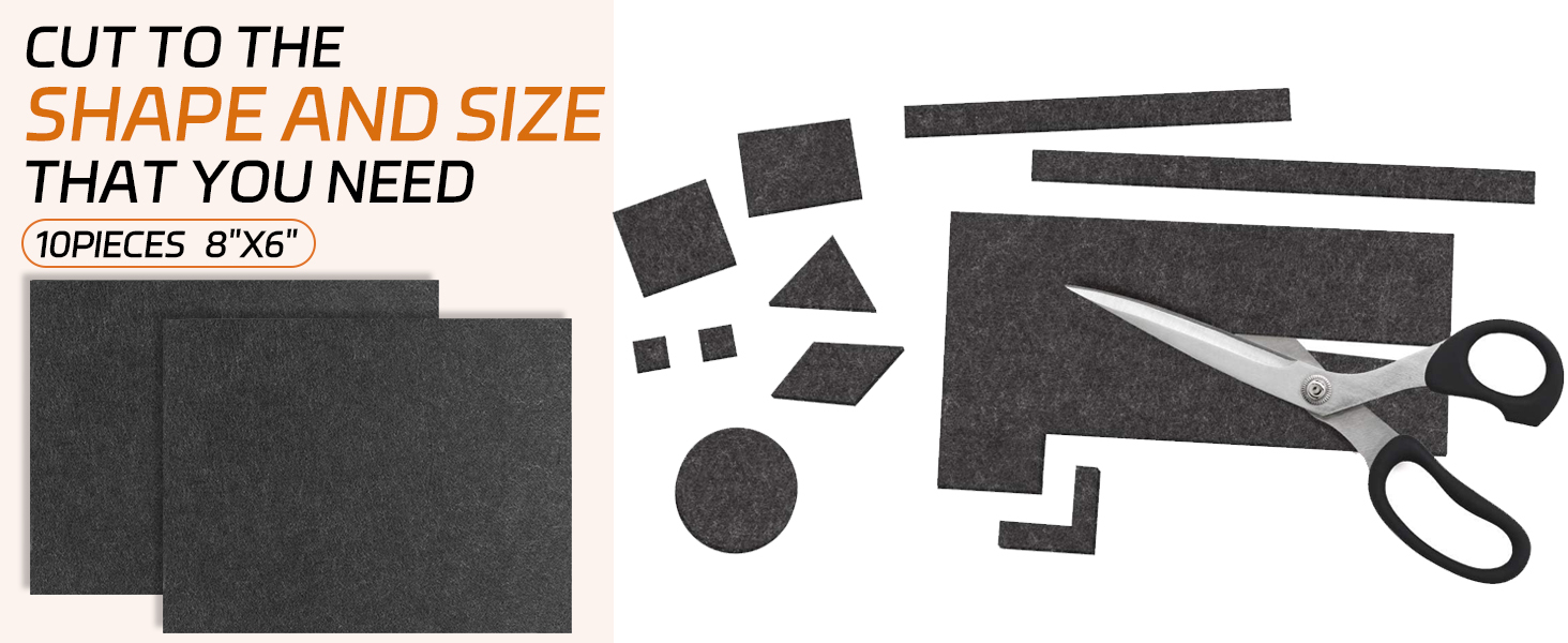 Felt Furniture Pads for Hardwood Floors Heavy Duty Felt Sheets