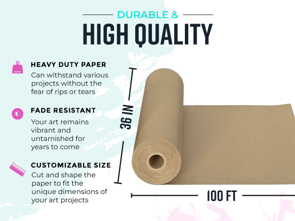 36" x 100' Arts & Crafts - Brown