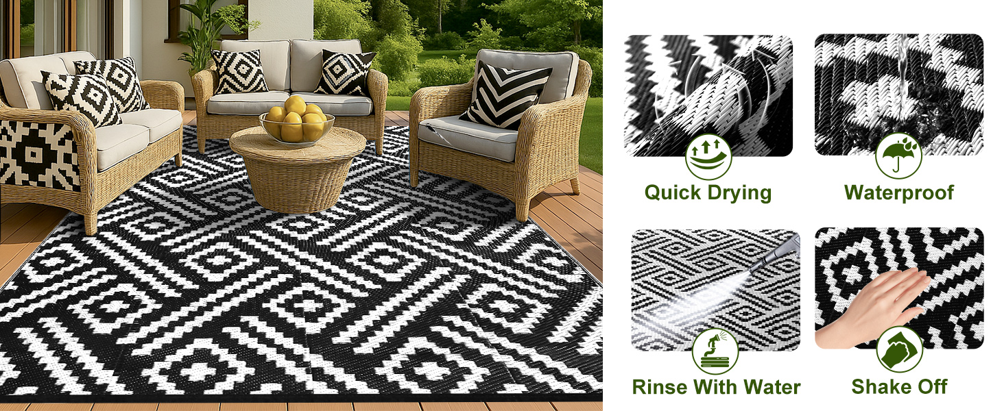 OPPODREAM Outdoor Area Rug