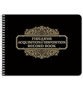 BookFactory Firearms Acquisition and Disposition A&D Gun Log Book/ATF Gun LogBook/Record Book - 1...