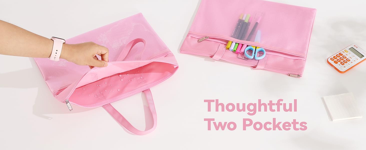 Zipper Pouch with Handle
