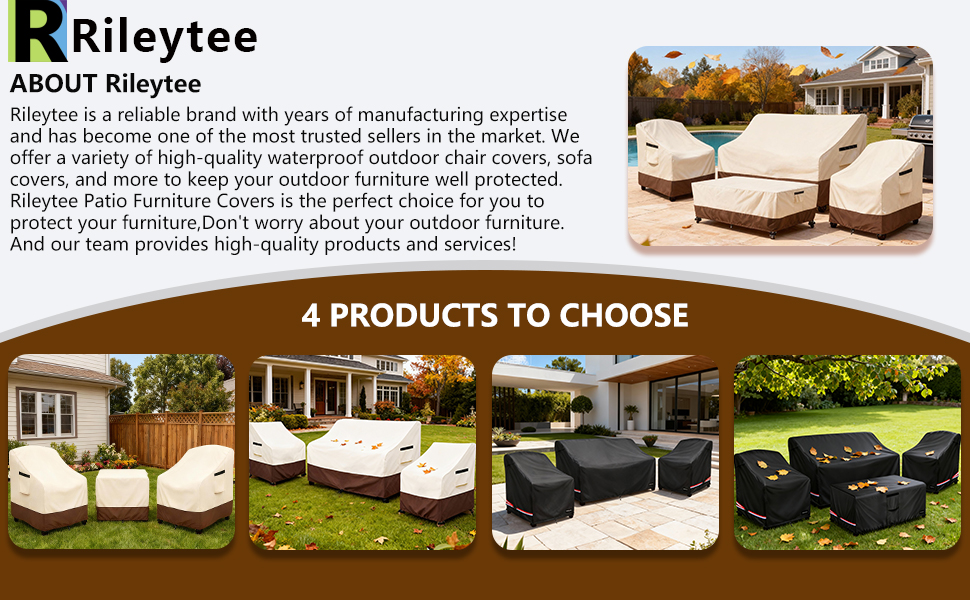 Patio Furniture Covers 4pc